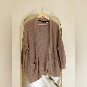 BDG Oversized Brown Cardigan